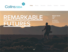 Tablet Screenshot of collinssba.com.au